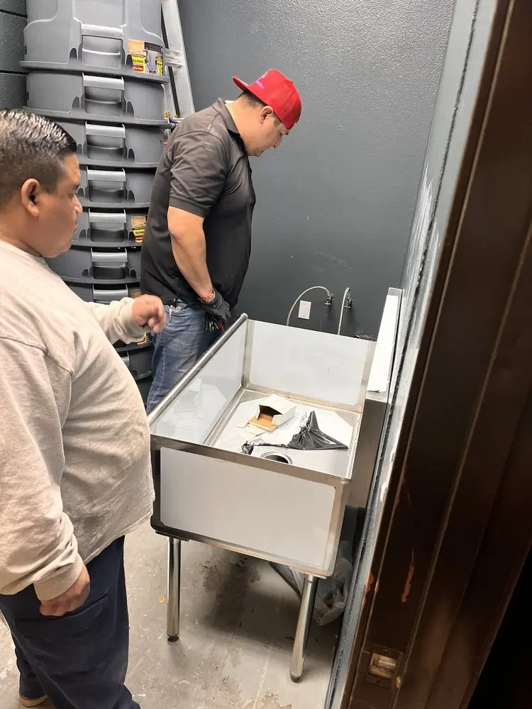 Commercial plumbing and sink installation in Ridgeway